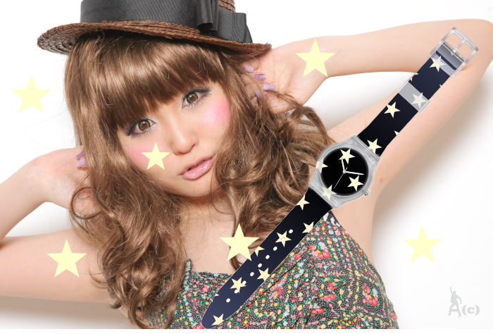 A(c)Osakawatch�I���W�i���r���vPVC CLEAR WATCH