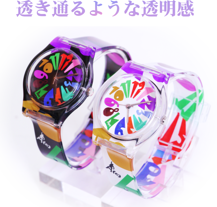 A(c)Osakawatch�I���W�i���r���vPVC CLEAR WATCH