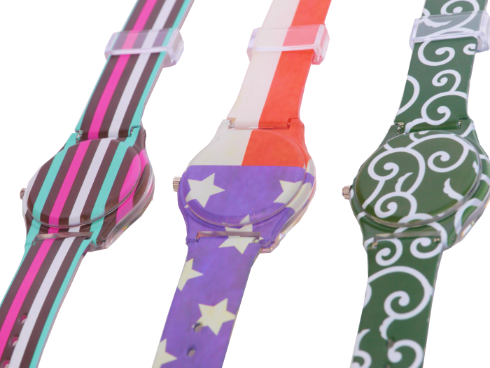 A(c)Osakawatch�I���W�i���r���vPVC CLEAR WATCH