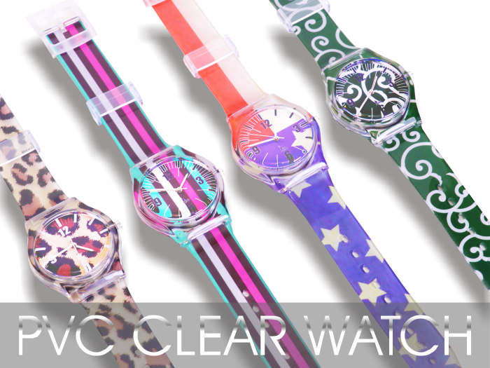 A(c)Osakawatch�I���W�i���r���vPVC CLEAR WATCH