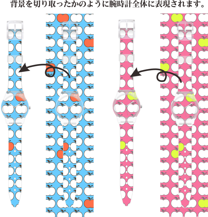 A(c)Osakawatch�I���W�i���r���vPVC CLEAR WATCH